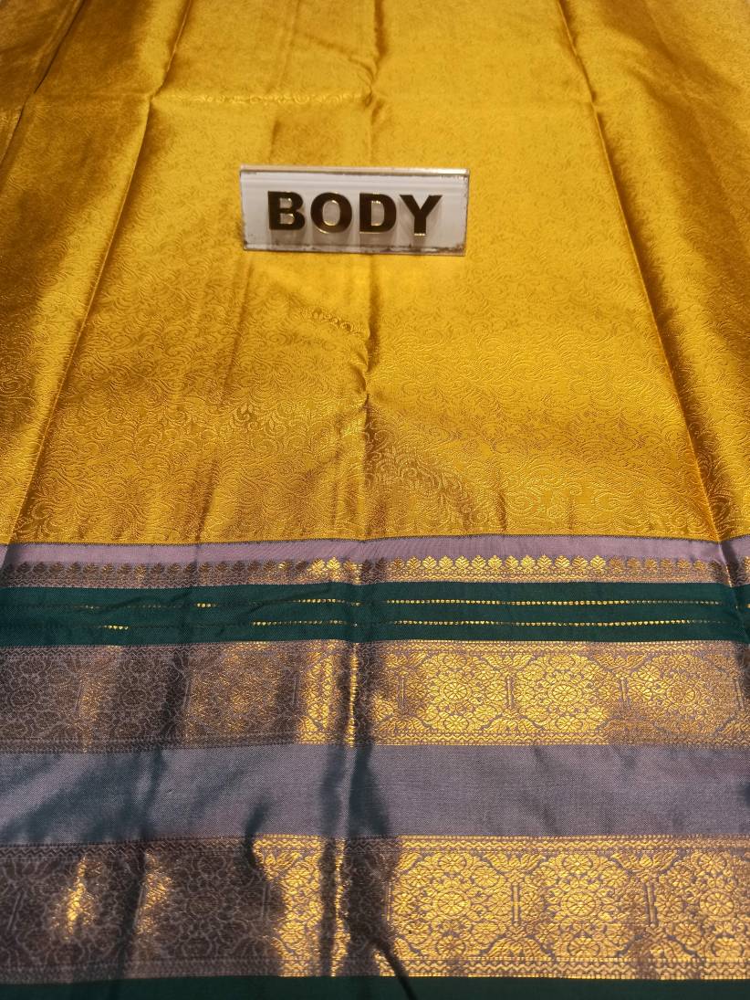 Pure Kanchipuram Silk Saree.