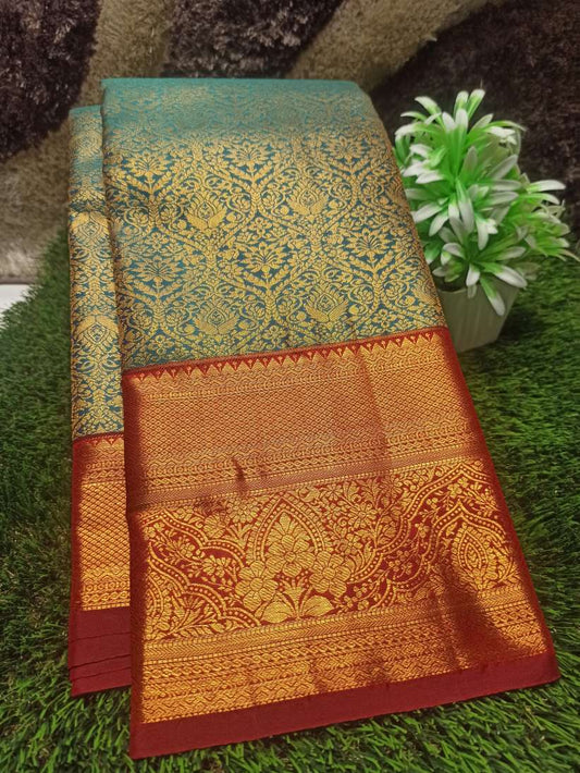 Pure Kanchipuram Silk Saree.