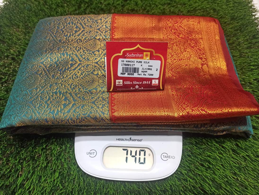 Pure Kanchipuram Silk Saree.