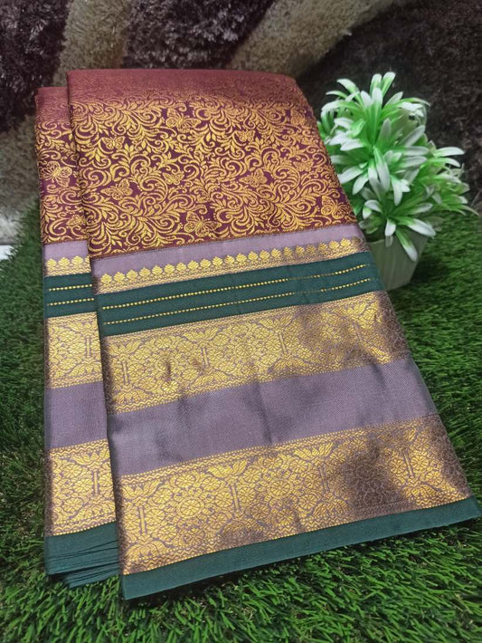 Pure Kanchipuram Silk Saree.