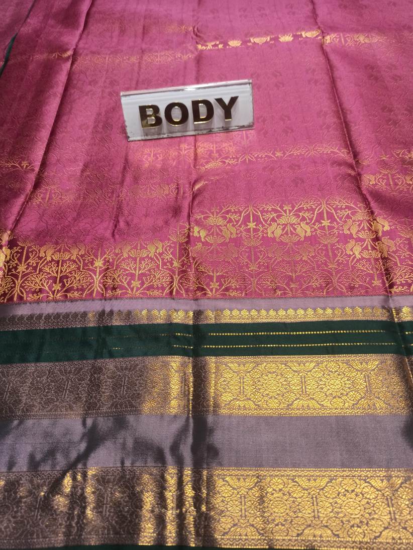 Pure Kanchipuram Silk Saree.