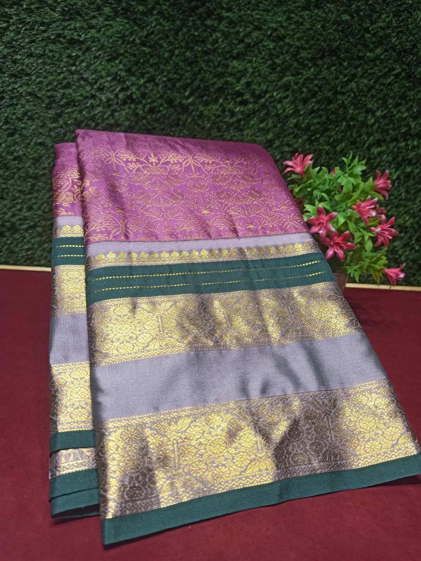Pure Kanchipuram Silk Saree.