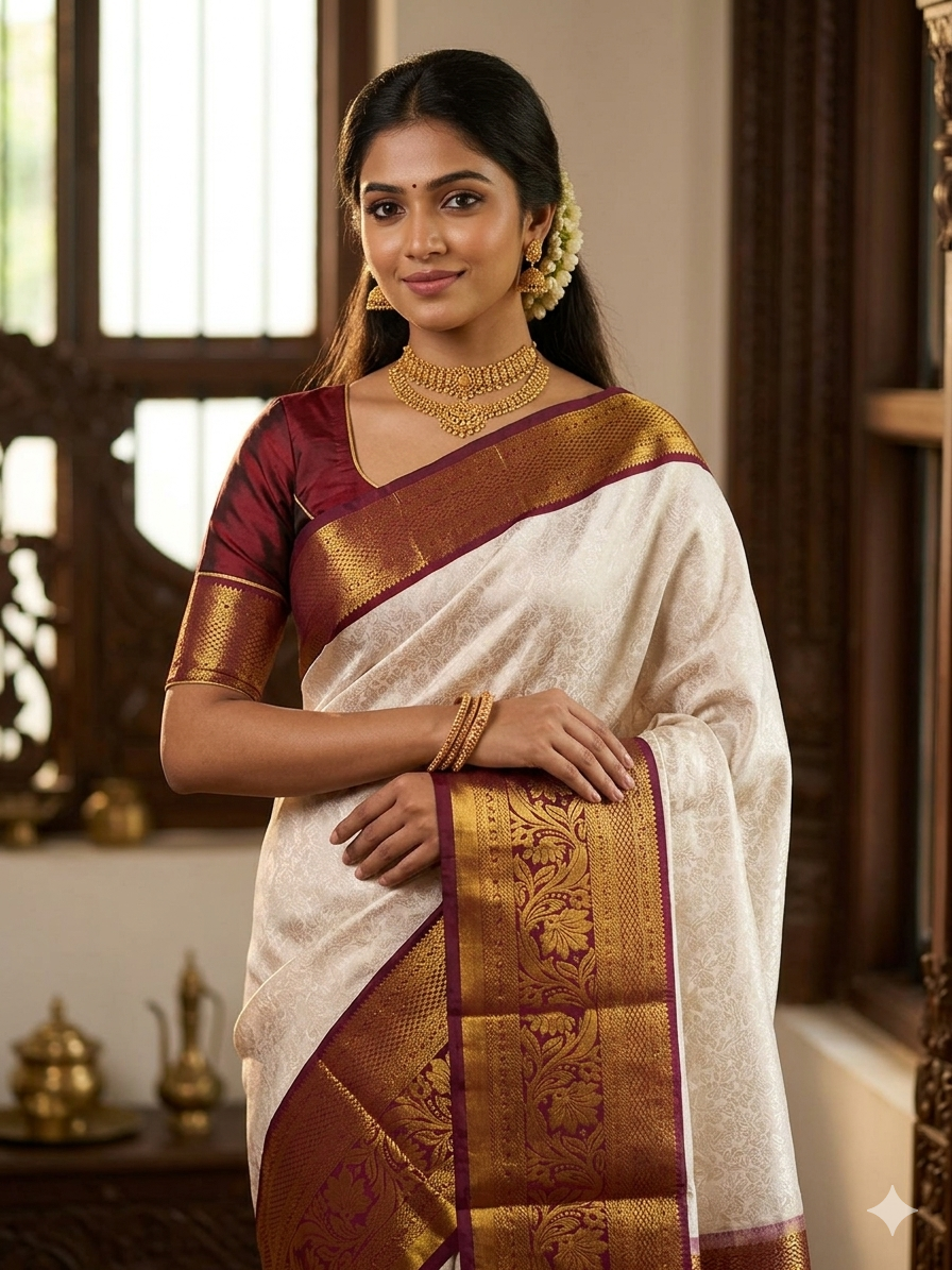 Pure Kanchipuram Silk Saree