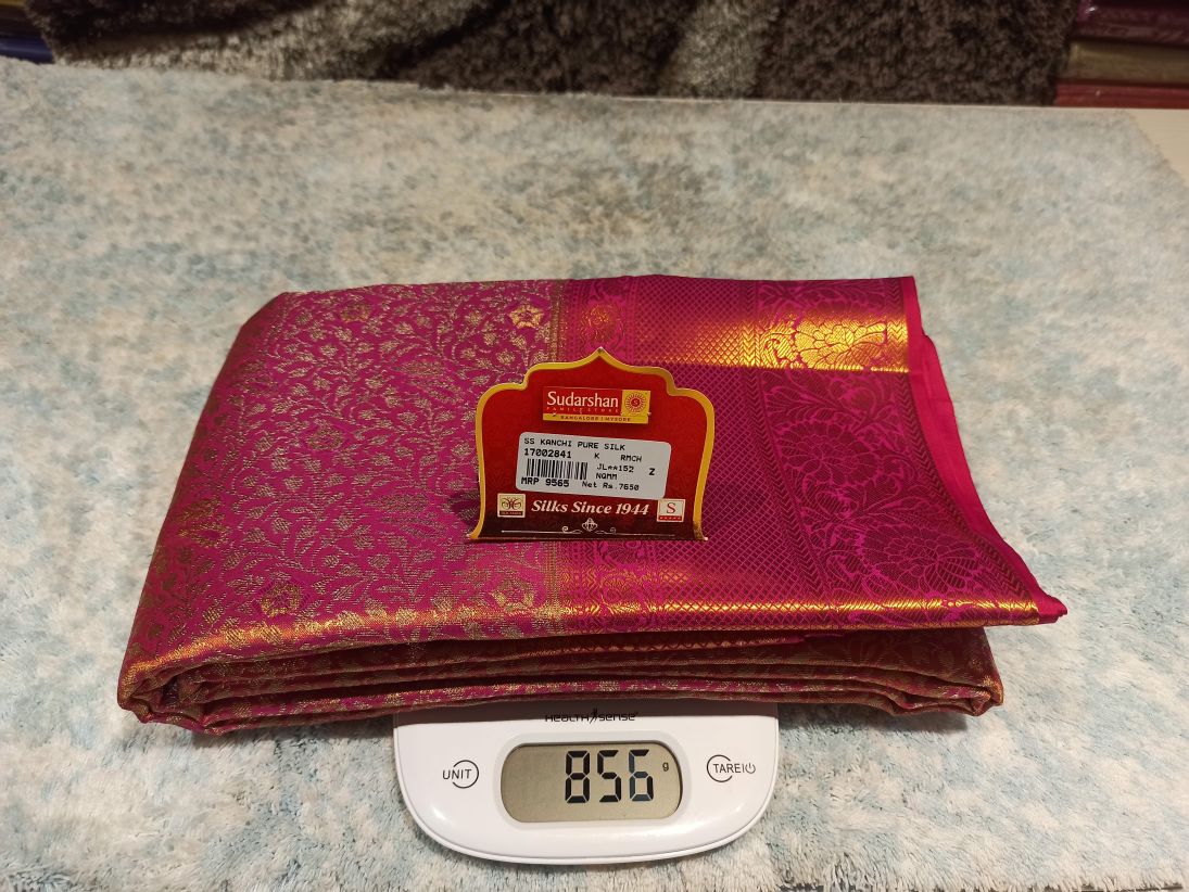 Pure Kanchipuram Silk Saree.