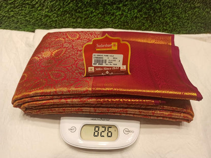 Pure Kanchipuram Silk Saree.
