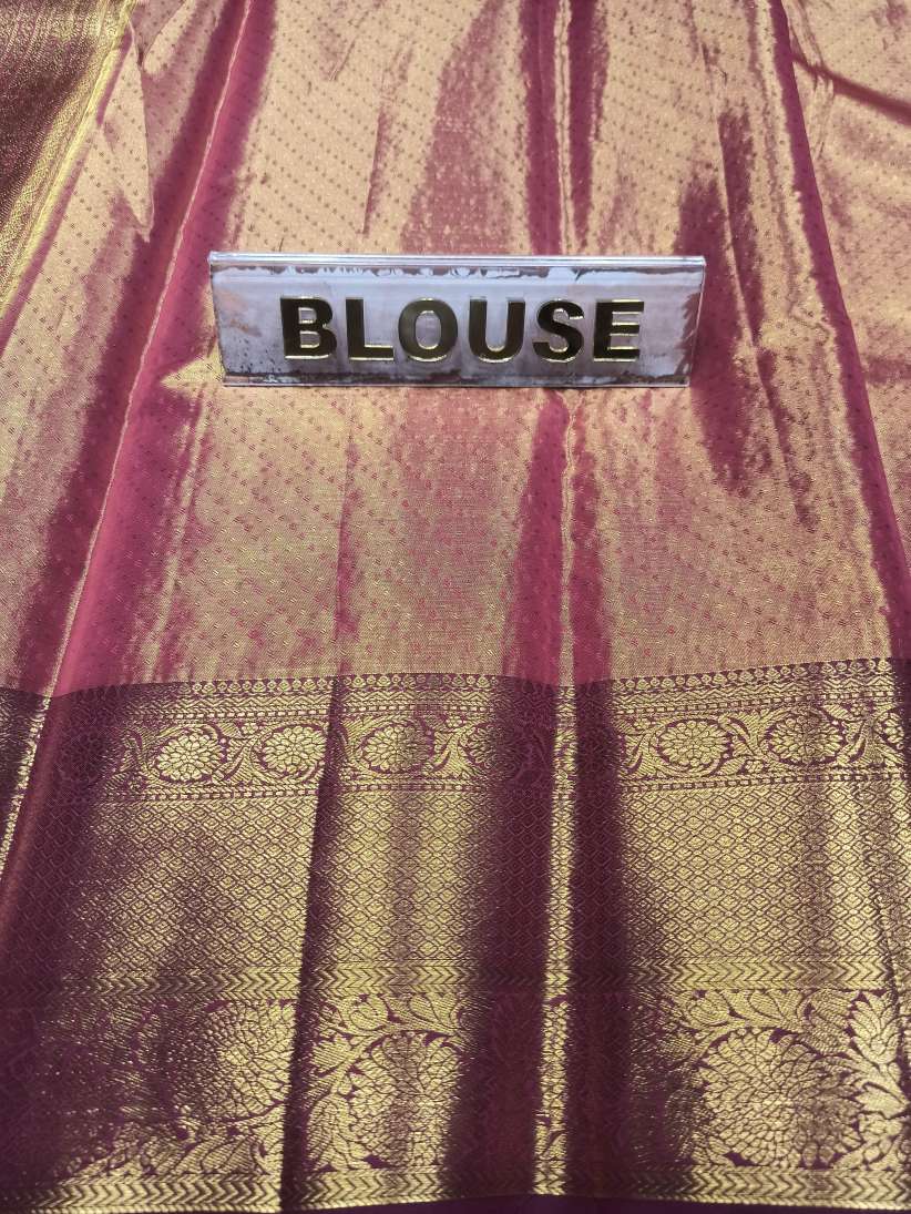 Pure Kanchipuram Silk Saree.