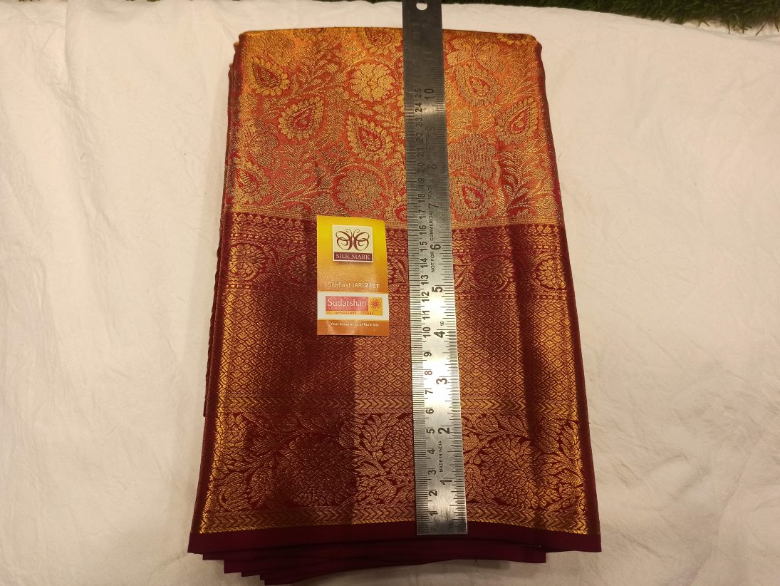 Pure Kanchipuram Silk Saree.