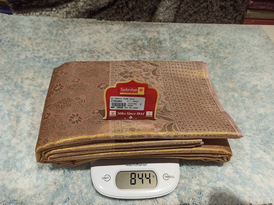 Pure Kanchipuram Silk Saree.