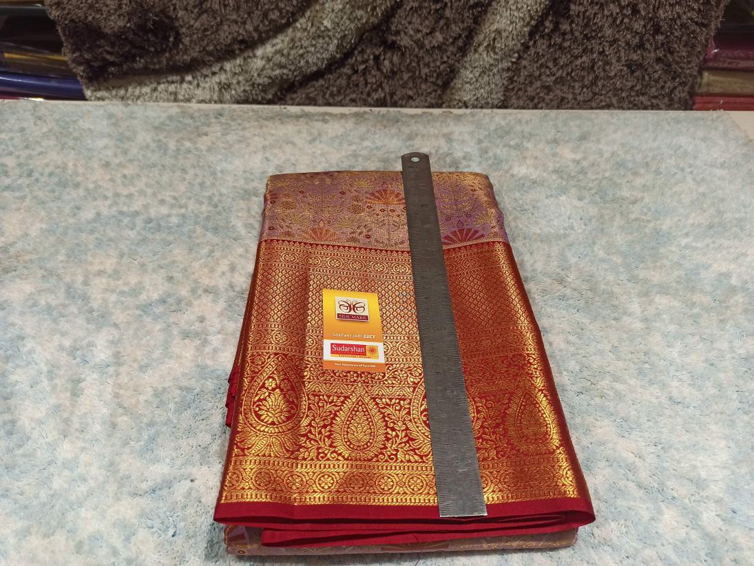 Pure Kanchipuram Silk Saree.
