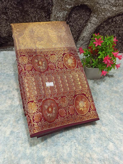 Pure Kanchipuram Silk Saree.