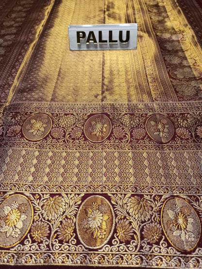 Pure Kanchipuram Silk Saree.