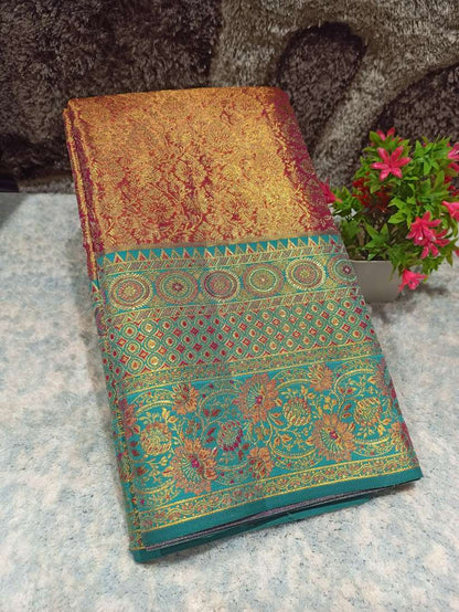 Pure Kanchipuram Silk Saree.