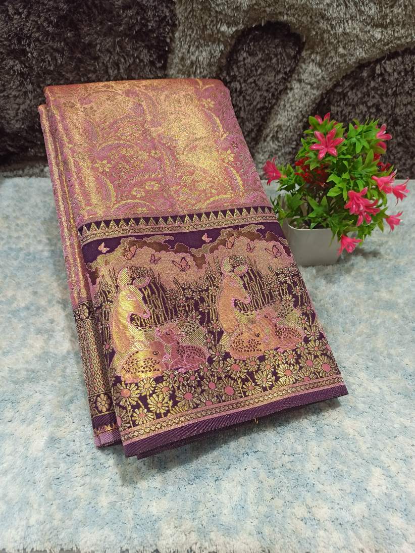 Pure Kanchipuram Silk Saree.