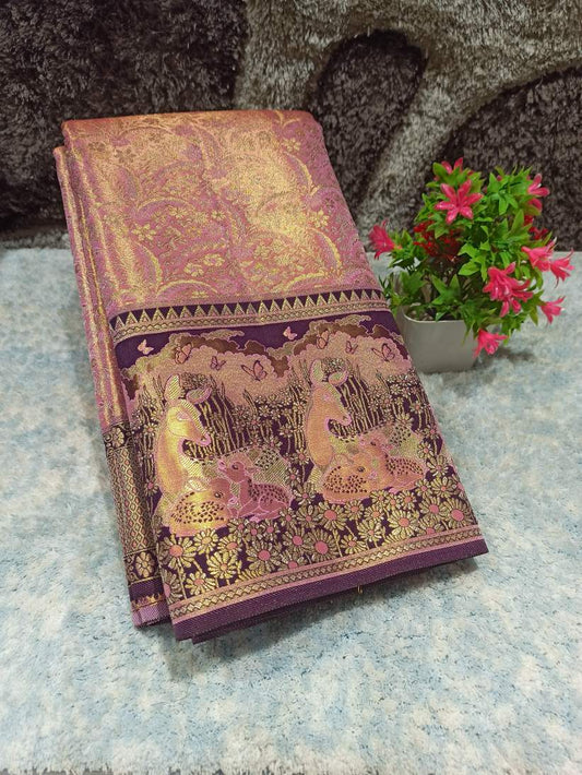 Pure Kanchipuram Silk Saree.