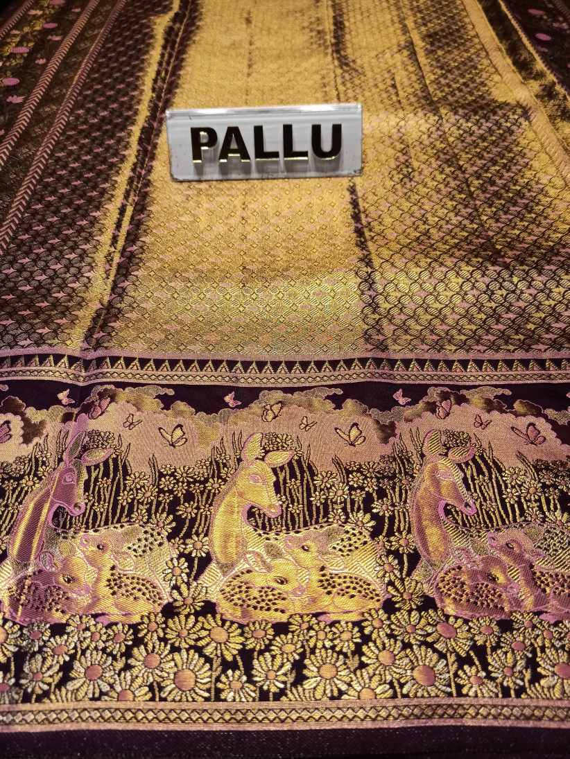 Pure Kanchipuram Silk Saree.