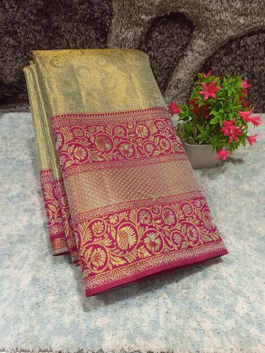 Pure Kanchipuram Silk Saree.