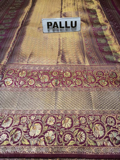 Pure Kanchipuram Silk Saree.