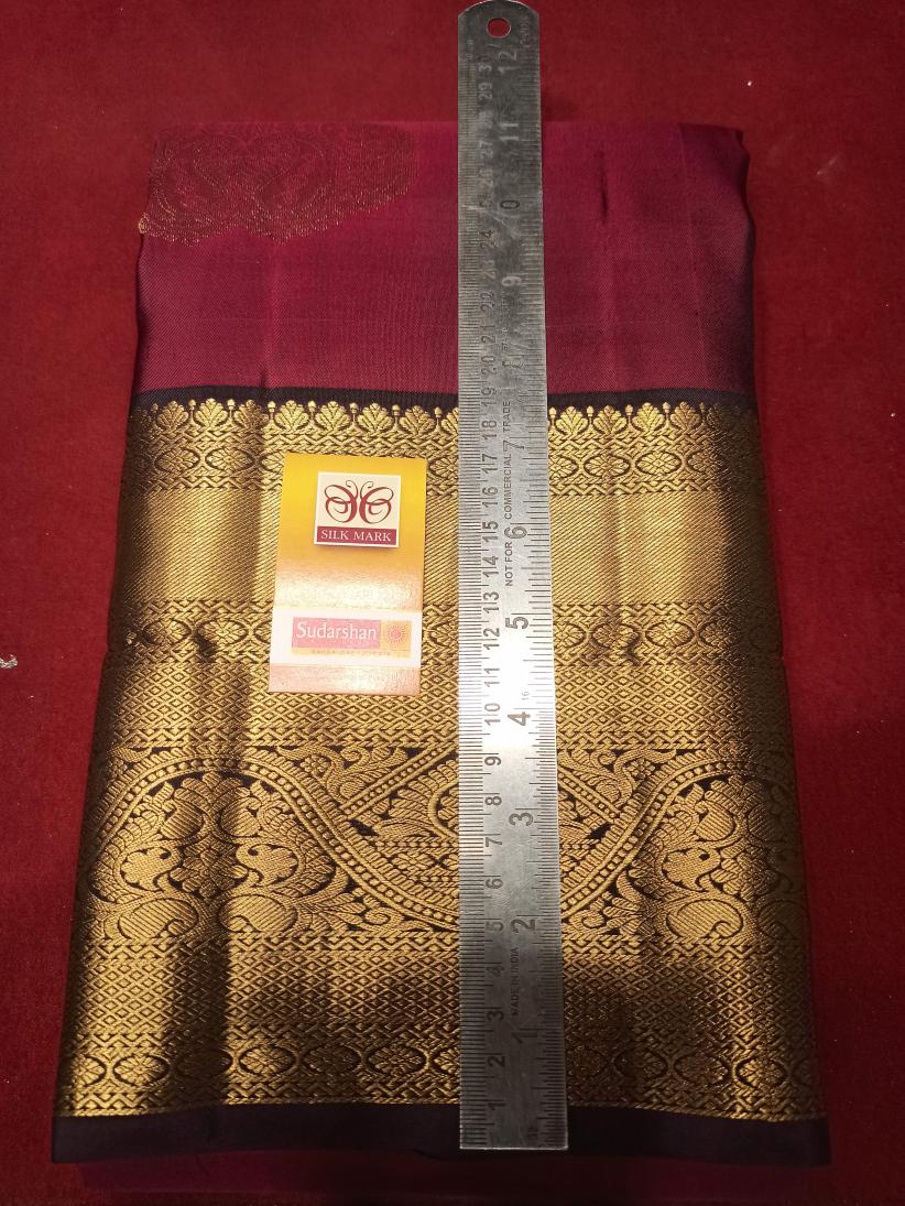 Pure Kanchipuram Silk Saree.