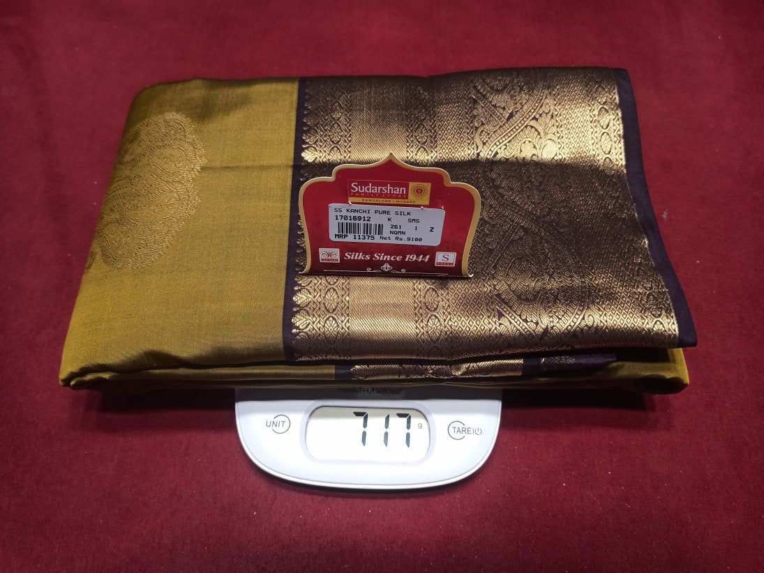 Pure Kanchipuram Silk Saree.