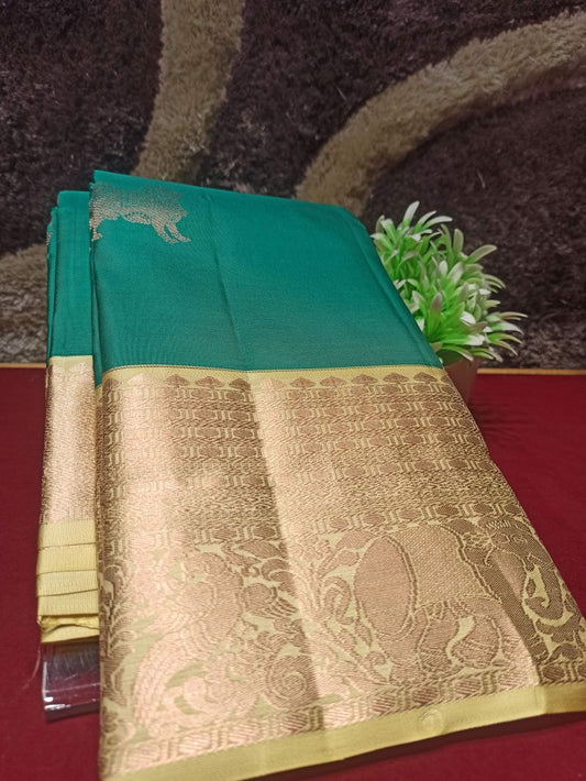 Pure Kanchipuram Silk Saree.