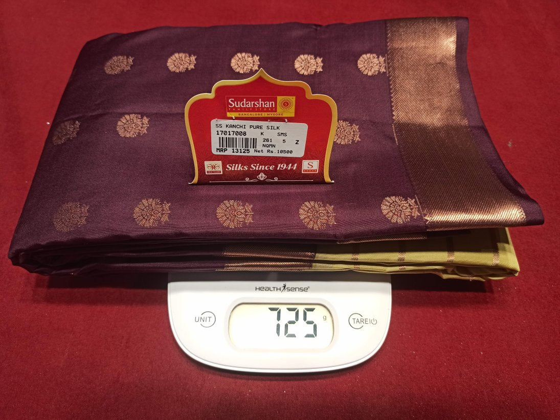 Pure Kanchipuram Silk Saree.