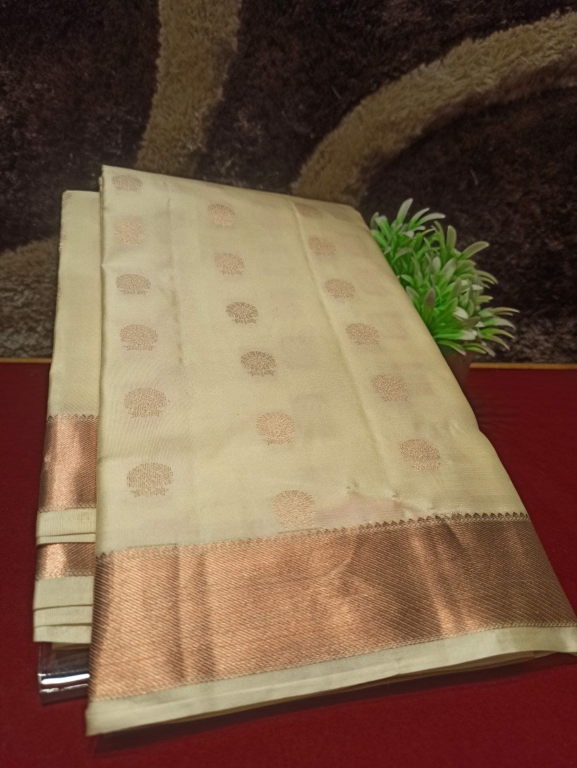 Pure Kanchipuram Silk Saree.