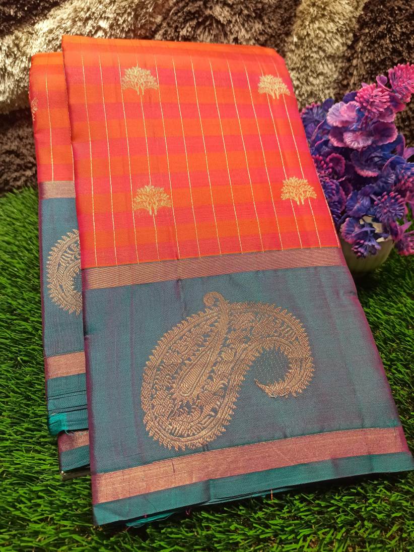 Pure Kanchipuram Silk Saree.
