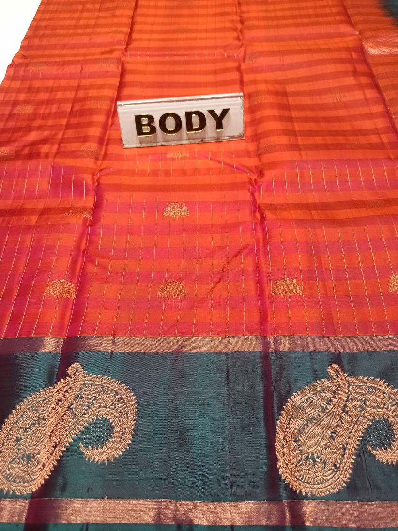 Pure Kanchipuram Silk Saree.