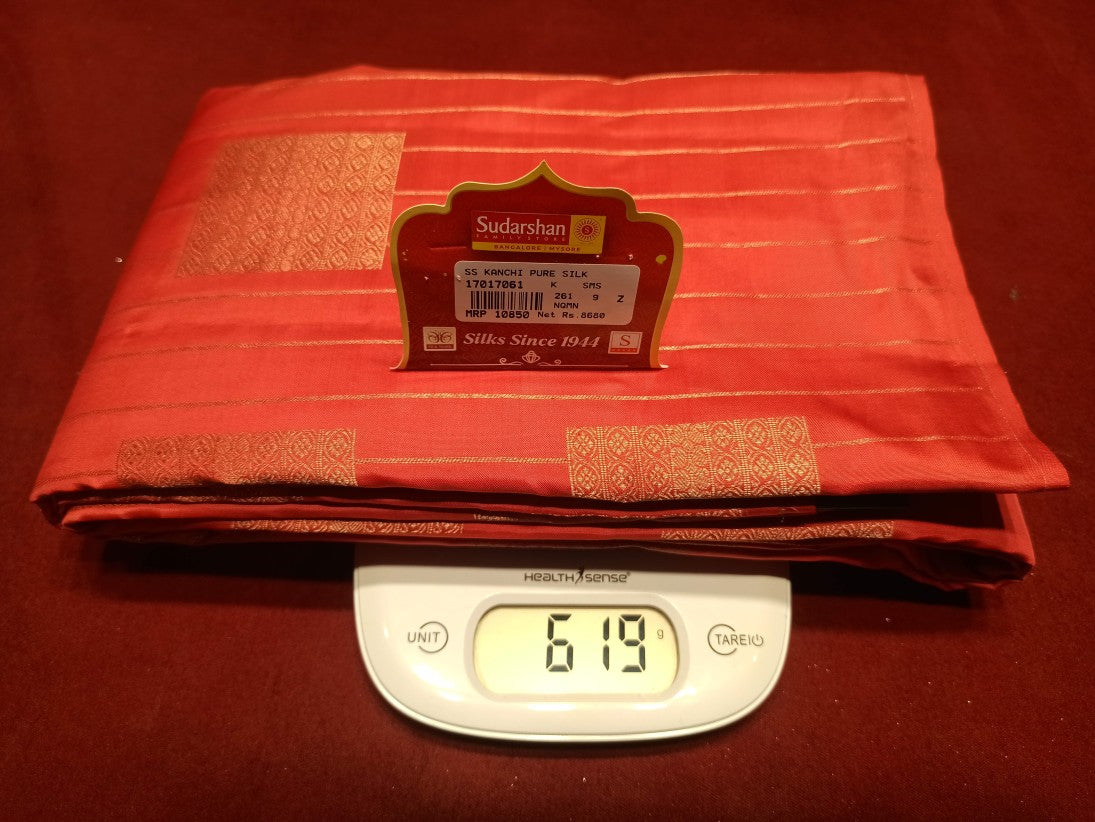 Pure Kanchipuram Silk Saree.