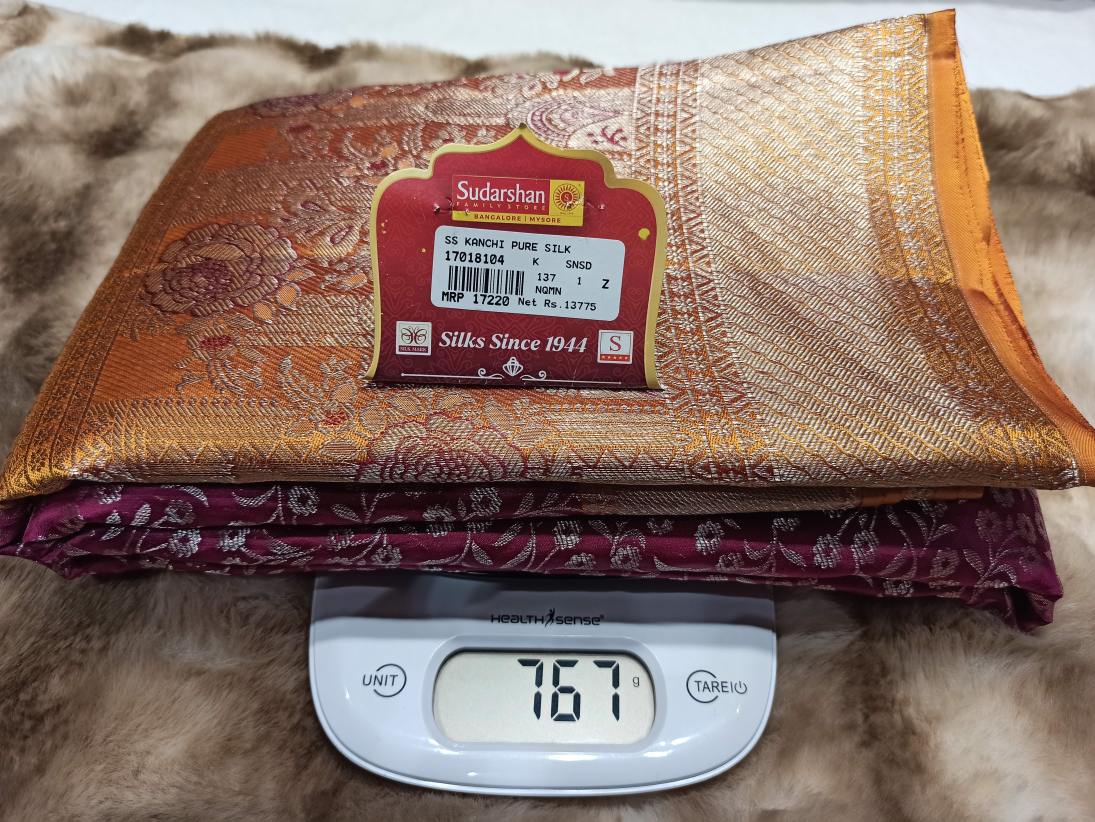 Pure Kanchipuram Silk Saree