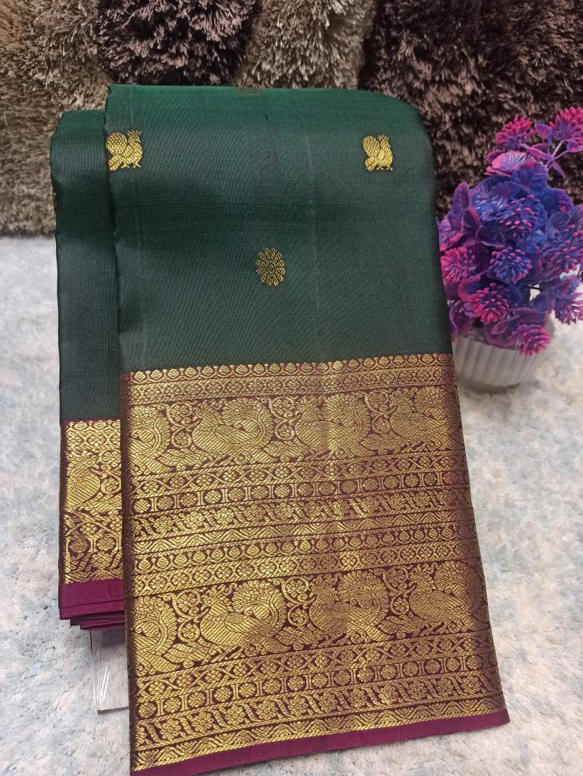 Pure Kanchipuram Silk Saree.