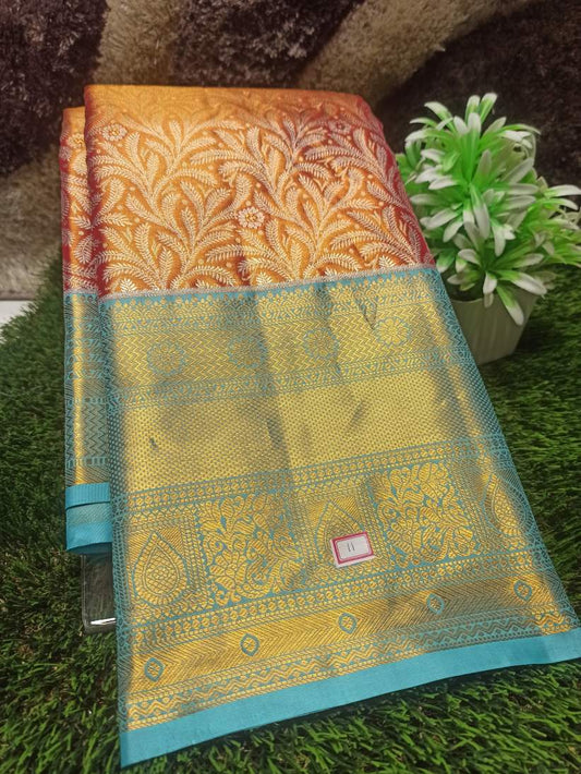 Pure Kanchipuram Silk Saree.
