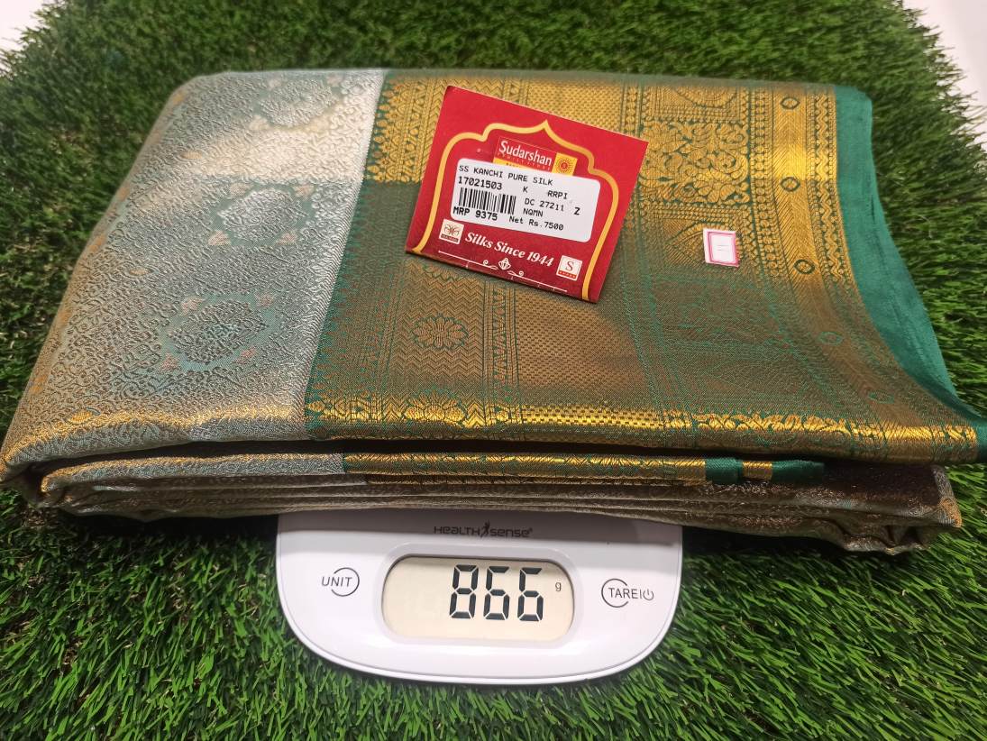 Pure Kanchipuram Silk Saree.