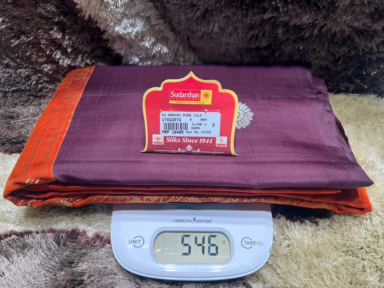 Pure Kanchipuram Silk Saree