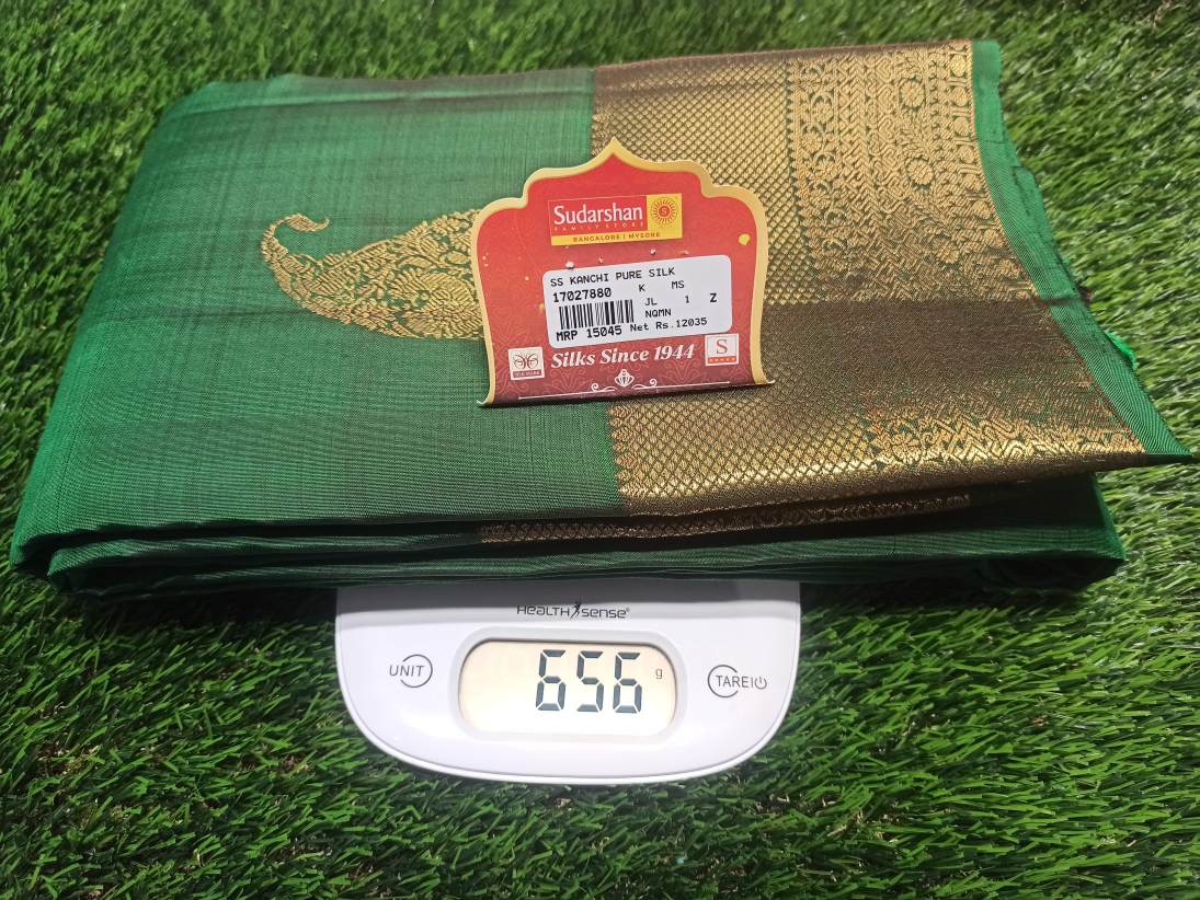 Pure Kanchipuram Silk Saree.