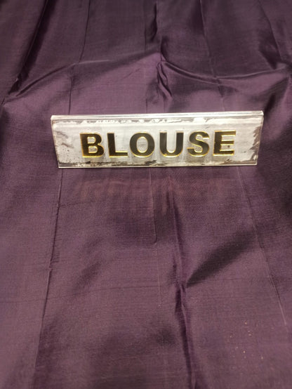 Pure Kanchipuram Silk Saree.