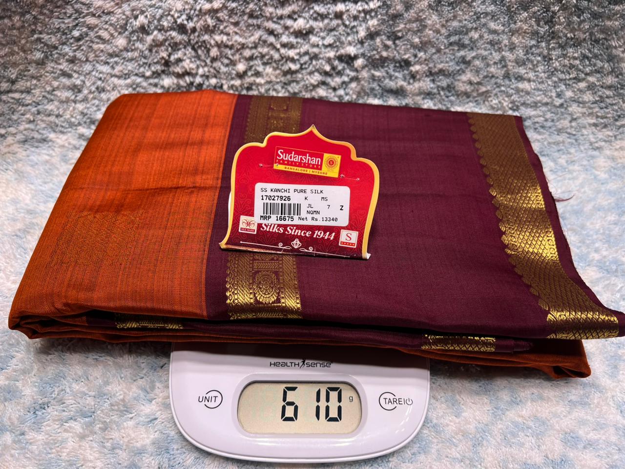 Pure Kanchipuram Silk Saree
