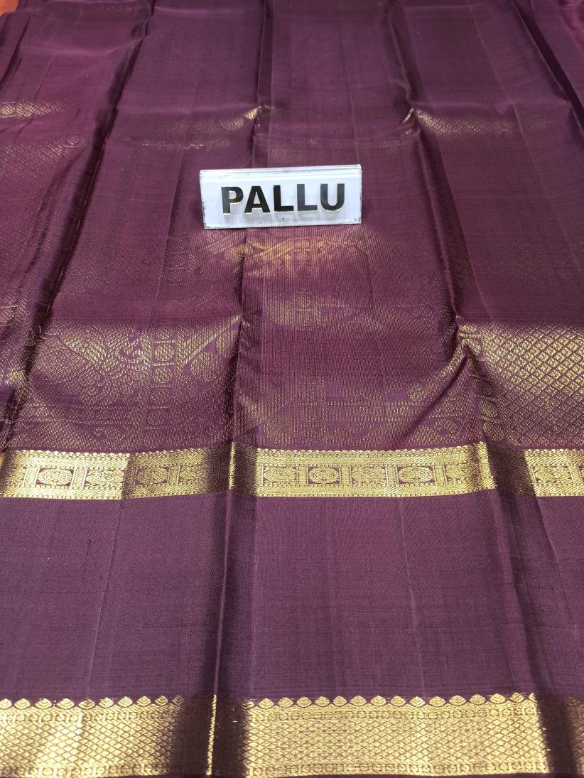 Pure Kanchipuram Silk Saree.