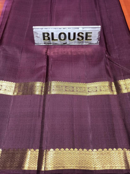 Pure Kanchipuram Silk Saree.