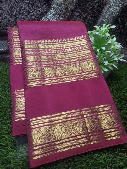 Pure Kanchipuram Silk Saree.