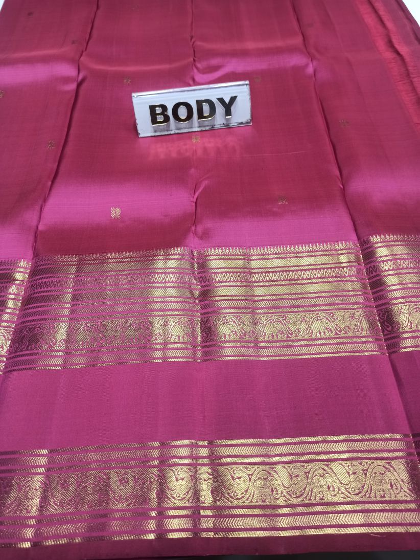 Pure Kanchipuram Silk Saree.