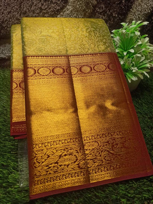 Pure Kanchipuram Silk Saree.