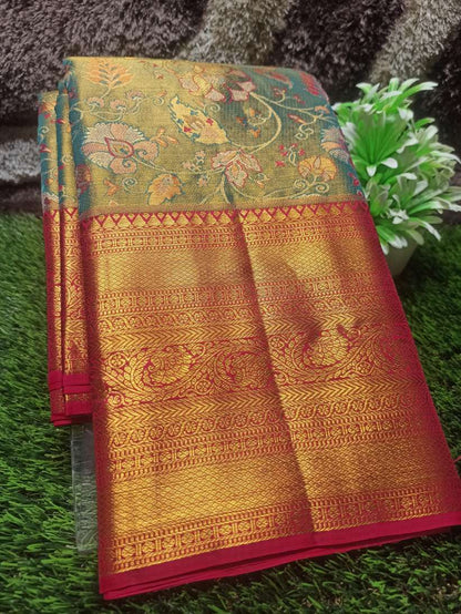 Pure Kanchipuram Silk Saree.