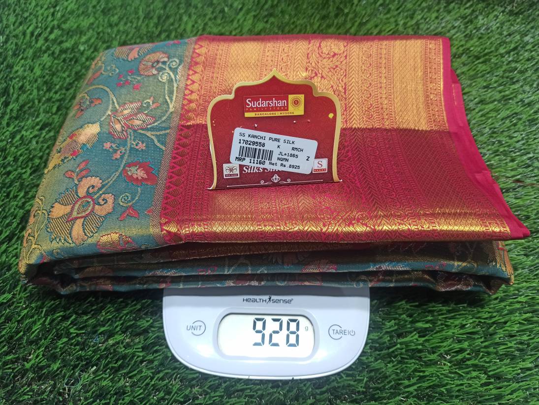 Pure Kanchipuram Silk Saree.