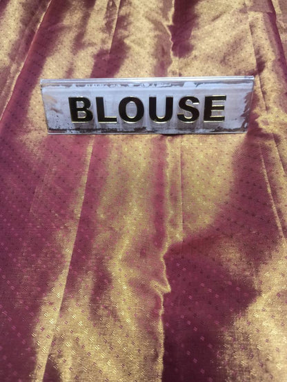 Pure Kanchipuram Silk Saree.