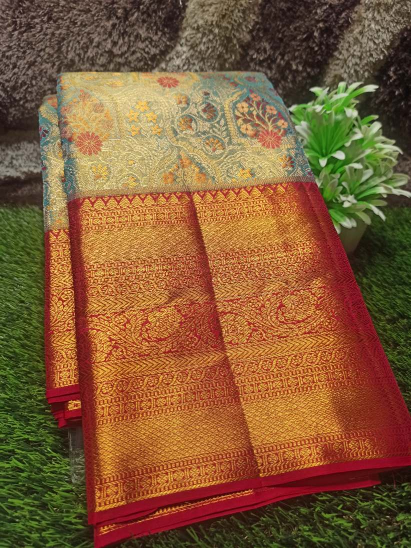 Pure Kanchipuram Silk Saree.