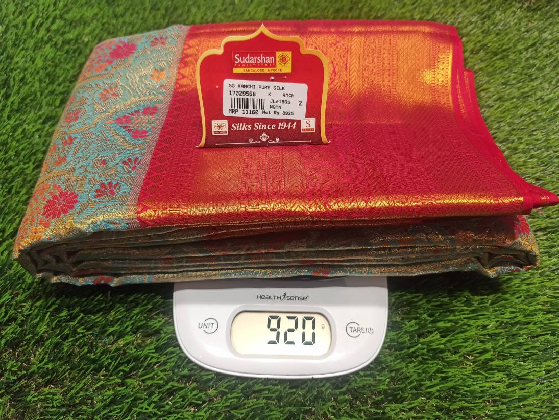 Pure Kanchipuram Silk Saree.