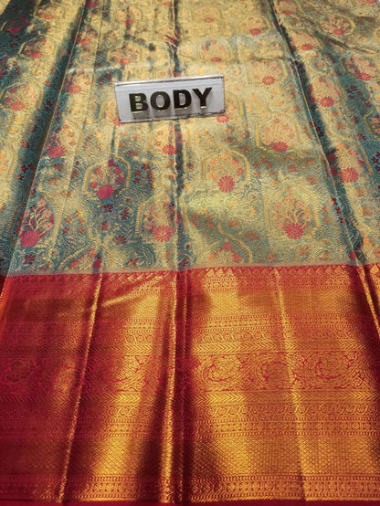 Pure Kanchipuram Silk Saree.