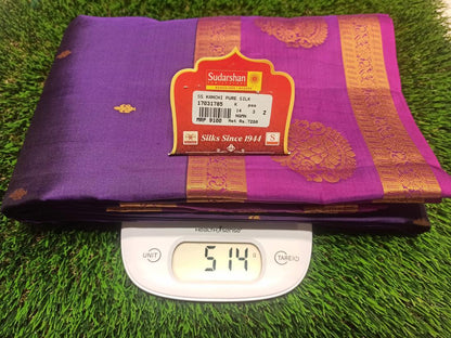 Pure Kanchipuram Silk Saree.