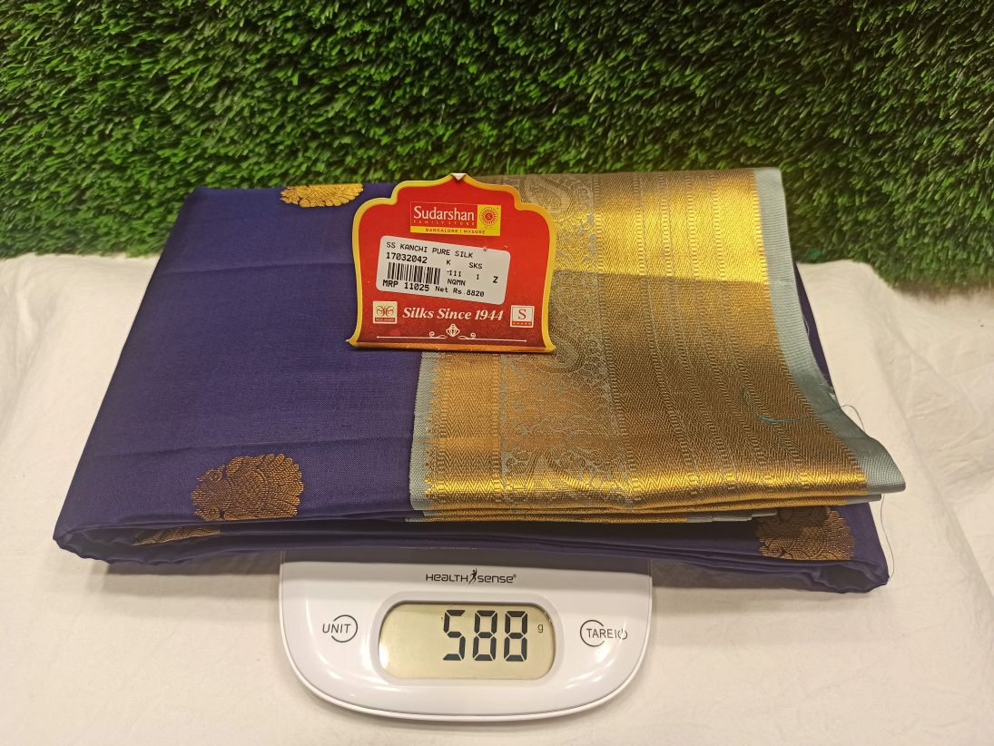 Pure Kanchipuram Silk Saree.